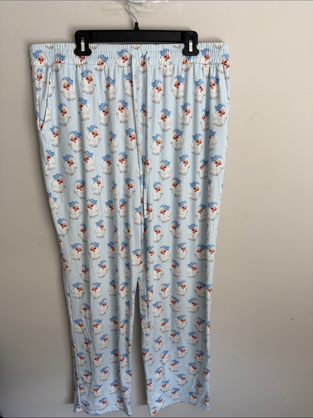Vintage Santa Print PJ Bottoms lounging Doze XL - Picture 3 of 5